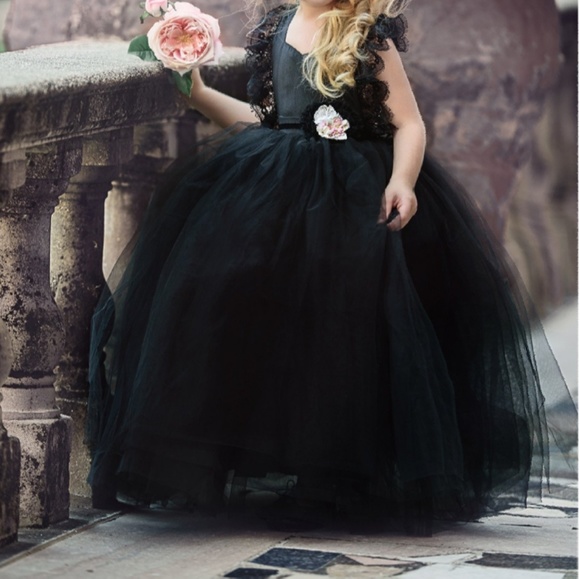 Dollcake NWT Black Beauty Frock tutu dress & sash - Picture 4 of 5